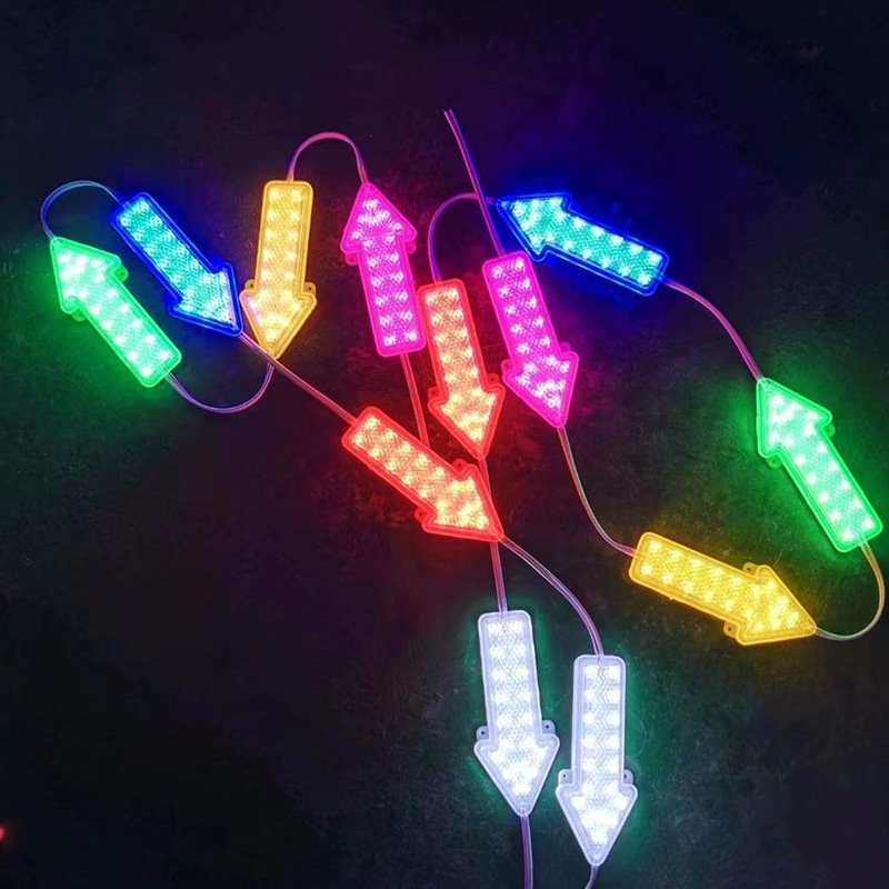Hot Selling 12V 24V Vehicle Forklift Warning Guidance Signal IP65 LED Direction Arrow Sign Traffic Light
