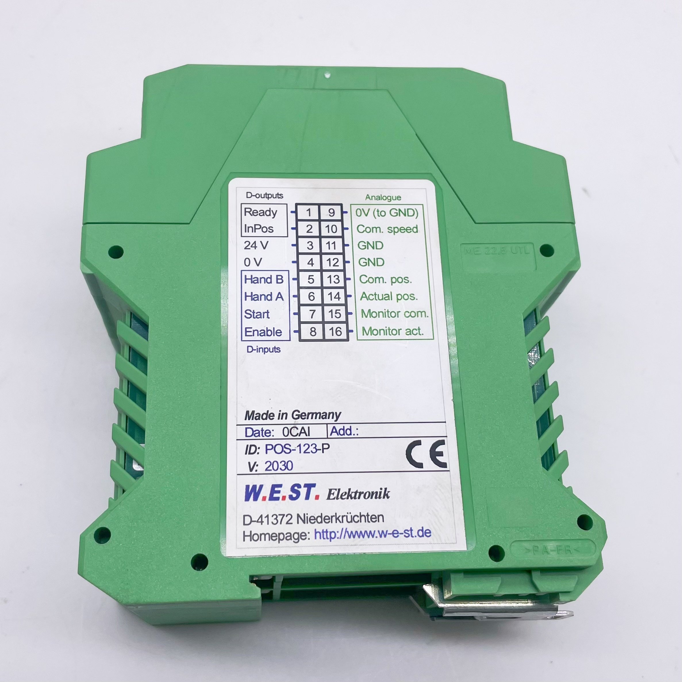 W.E.S.T. POS-123-P Positioning Module