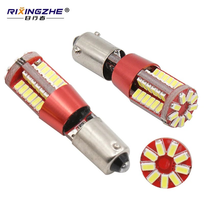 1pc BA9S Bax9s Bay9s Canbus T11 T4W W6W H6W 3014 57SMD LED Error Free Led Wedge Door Read Light Lamp Bulb White 12v