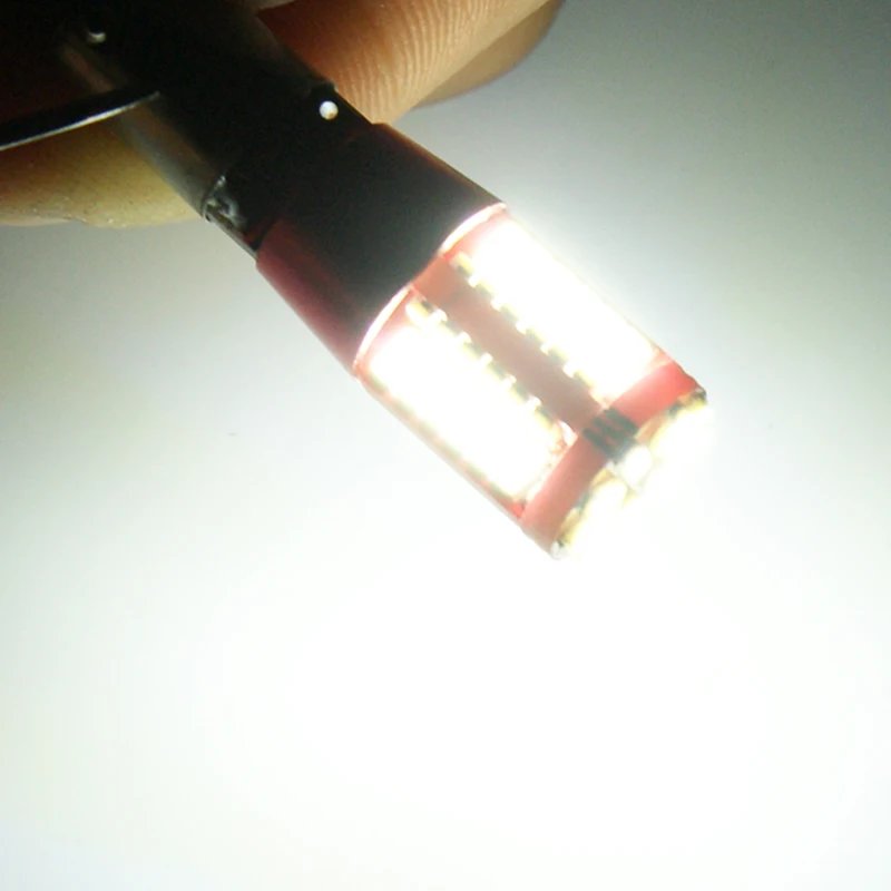 1pc BA9S Bax9s Bay9s Canbus T11 T4W W6W H6W 3014 57SMD LED Error Free Led Wedge Door Read Light Lamp Bulb White 12v
