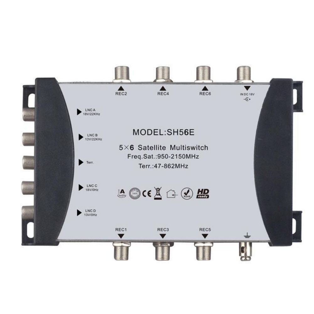5x24 Stand Alone Satellite Multiswitch Professional Durable Satellite TV Signal System multiswitch