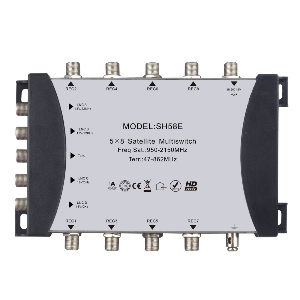 5x24 Stand Alone Satellite Multiswitch Professional Durable Satellite TV Signal System multiswitch