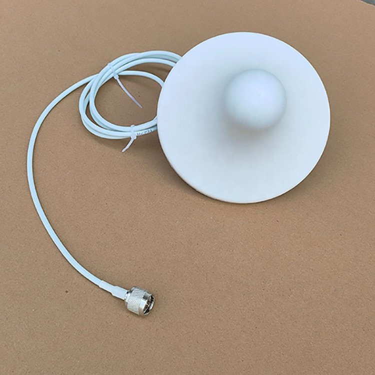 omnidirectional 806-3700MHz communication antennas Indoor signal amplifier with N male 2 meter wire ceiling antenna