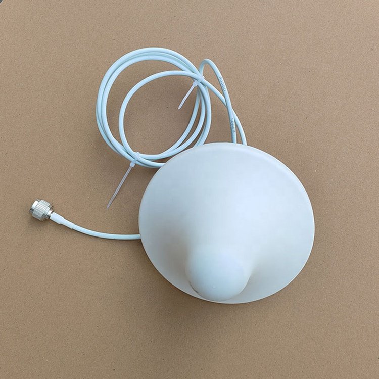 omnidirectional 806-3700MHz communication antennas Indoor signal amplifier with N male 2 meter wire ceiling antenna