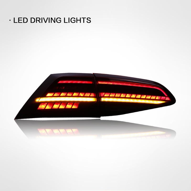 Applicable to Volkswagen Golf 7 taillight assembly, high 7 modified 7.5rline water turn signal LED rear taillight