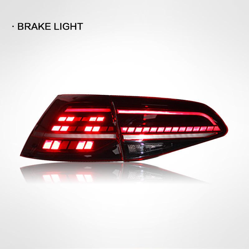 Applicable to Volkswagen Golf 7 taillight assembly, high 7 modified 7.5rline water turn signal LED rear taillight