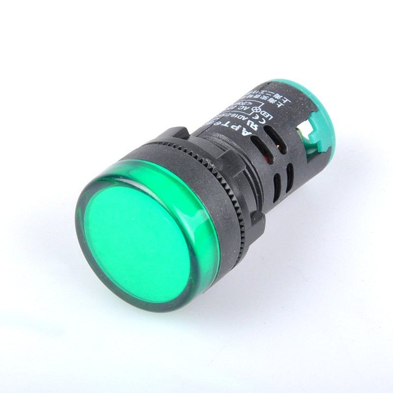 Generator red yellow green signal light AC AC 220V power distribution box switch indicator ND16-22DS/4