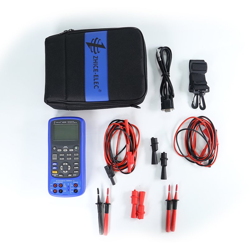 Handheld 0.01% Accuracy Class Pt100 Thermocouple Resistance Pressure Signal Generator Process Calibration Calibrator