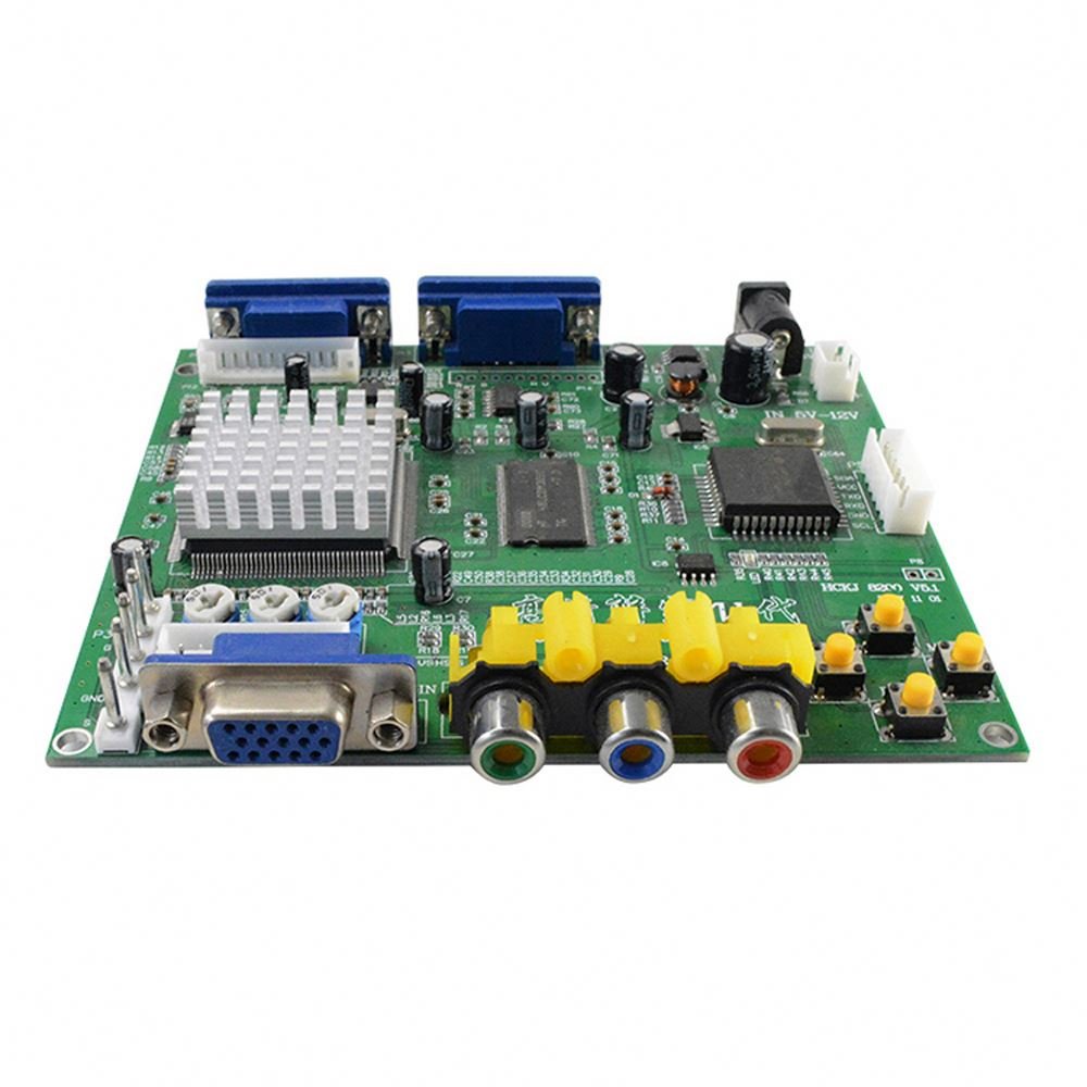 NEWest Arcade Game RGB/CGA/EGA/YUV to VGA converter HD Video Converter Board Hot green board