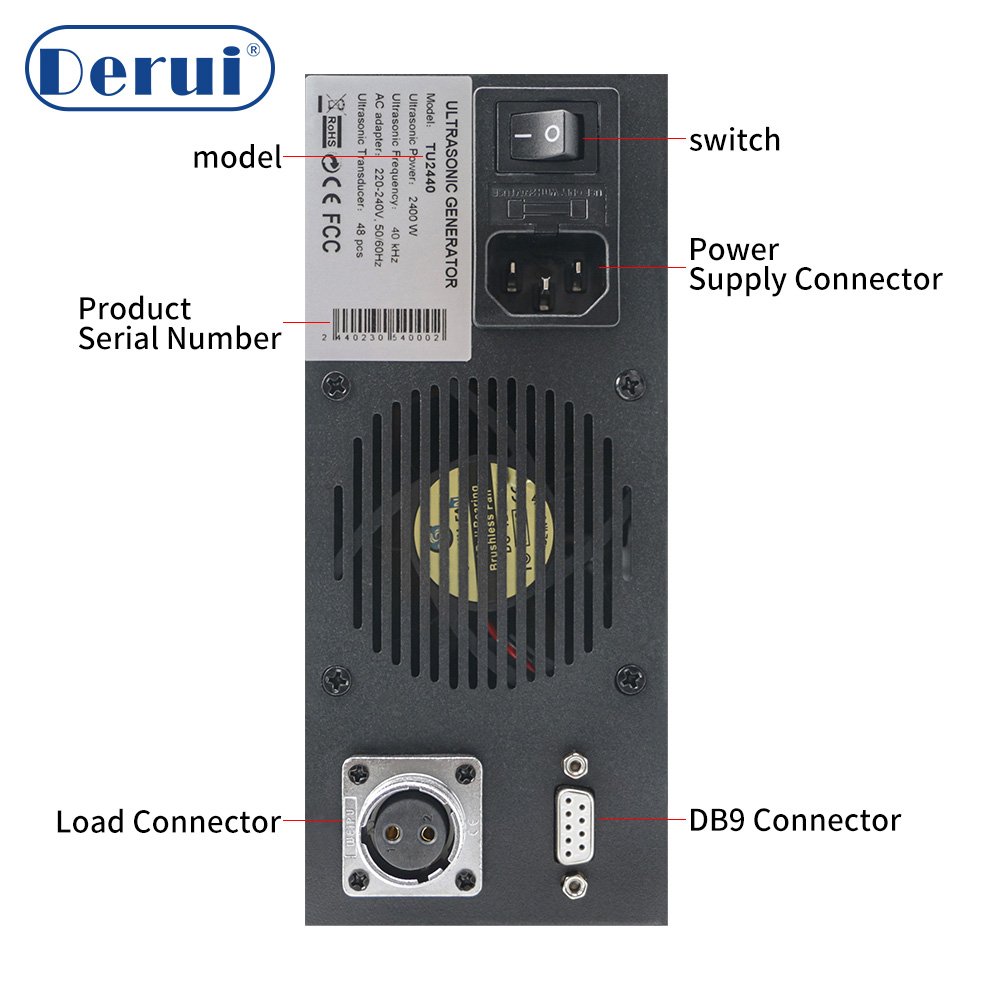 40KHz 200W to 3000W New Ultrasonic Generator Ultrasonic Cleaning Transducer Signal Generator