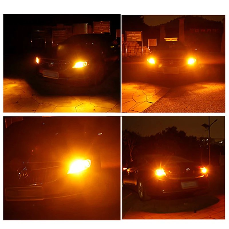 1pc CanBus p21w py21w T20 LED W21W W21/5W 7440 T443 led S25 1156 BA15S BAU15S Bulbs 3014 144smd car Turn Signal Lights