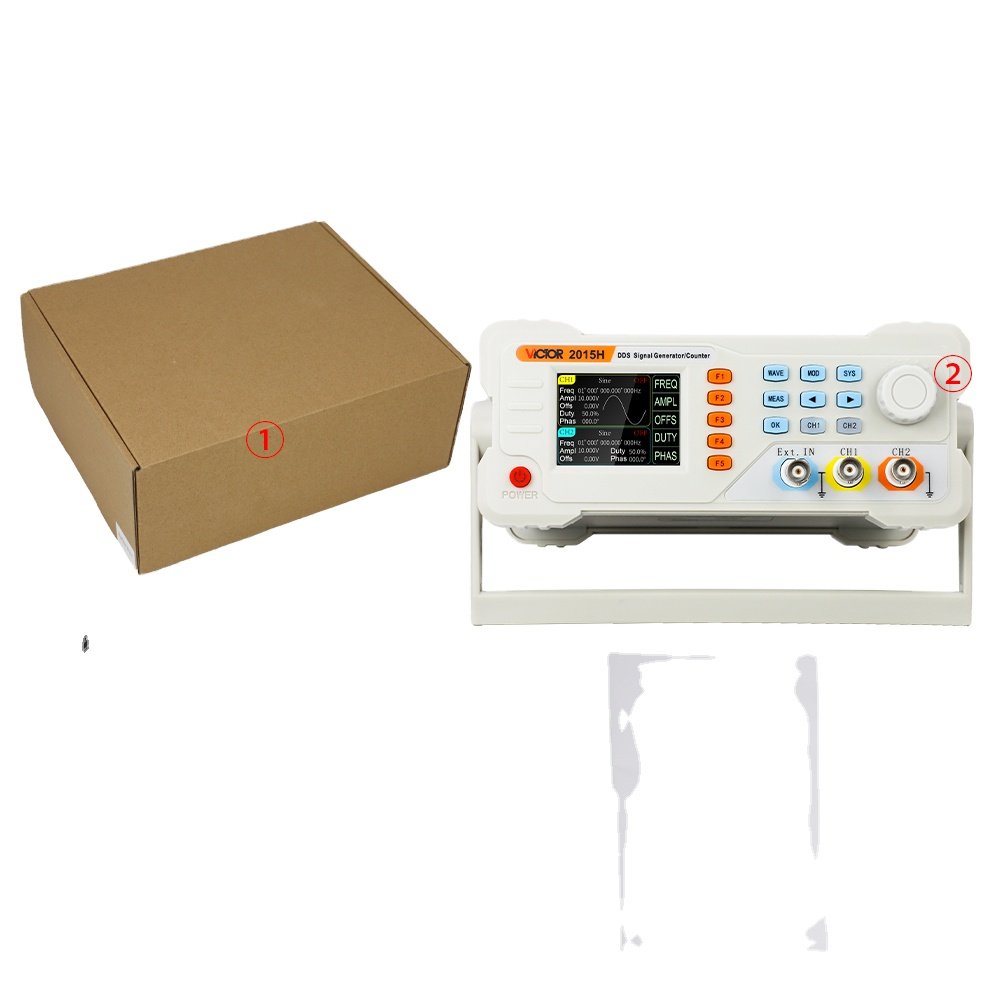VICTOR / YITENSEN 2040H digital desktop usb dds signal generator pwm frequency duty cycle adjustable arbitrary square wave