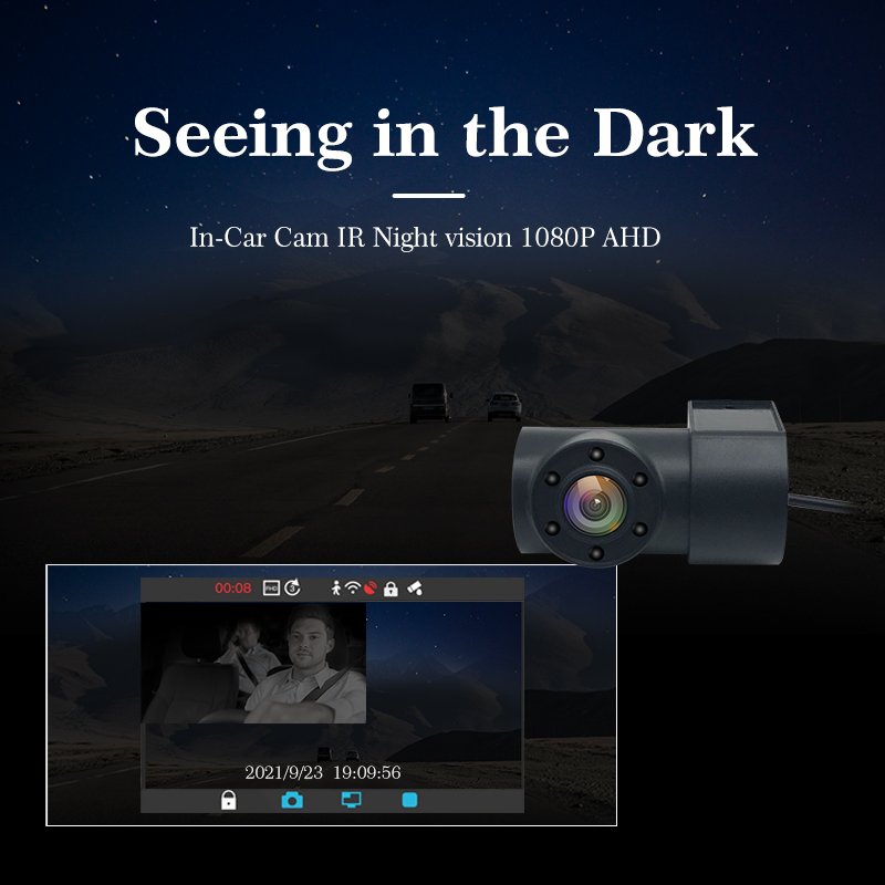 New no light IR infrared night vision inside camera AHD1080P/720P/480P with analog signal 4pins AV in connector 2.5mm