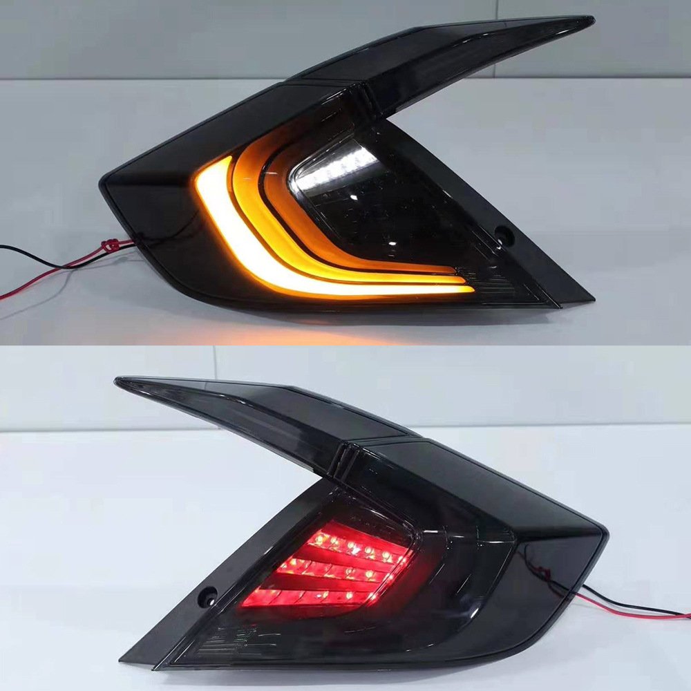 New design Smoked led rear back light Sedan Full LED Tail Light For Honda civic 2016-2021 Tail Lamp turn signal function