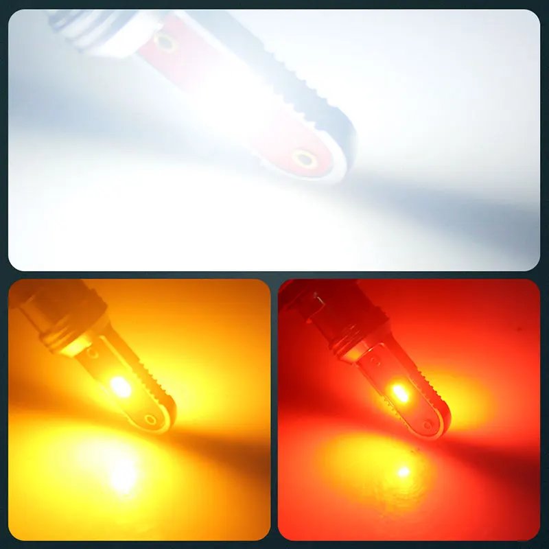 2PC BA15S 1156 P2W T20 LED 7443 1157 BAY15D LED Car Light Bulb 7440 W21W BAU15S Auto Signal Lamp Turn Signal Light Super Bright