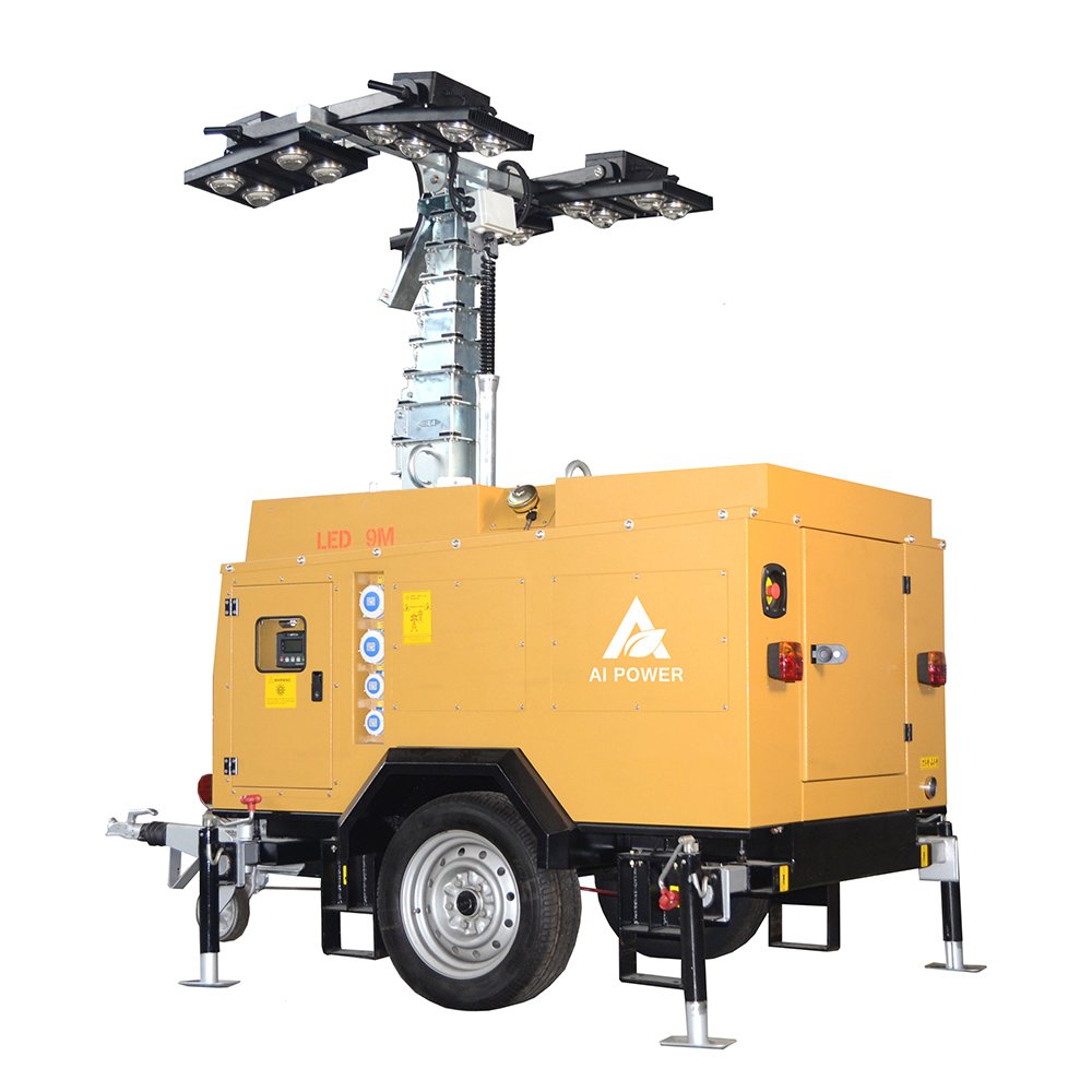 mobile light tower led 350W*4 signal tower light price