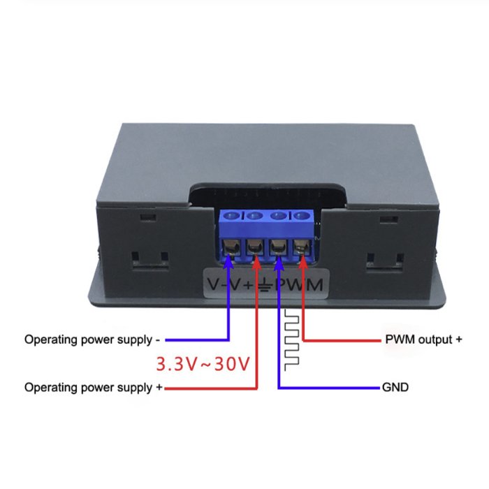 XY-PWM1 Signal Generator Module Adjustable PWM Pulse Frequency Duty Cycle Square Wave