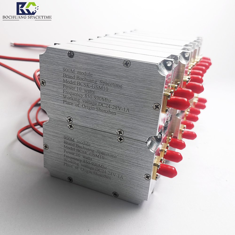 860-895MHz bandwidth power amplifier CDMA/433MHZ/2G/3G/4G/5G/GSM signal generator anti mobile phone wireless suppression module