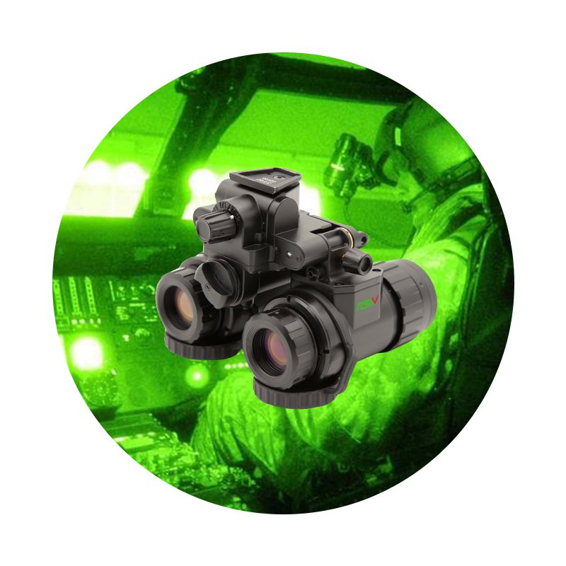 OEM/ODM High Signal-to-noise 25+ Generation 2+ PVS 31 Helmet Mounted Dual Channel Night Vision Binoculars
