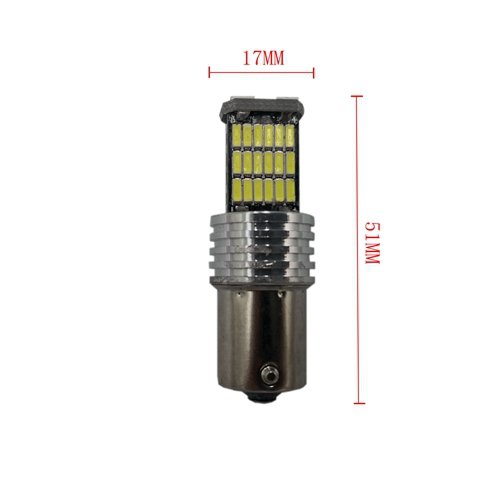 4014 45SMD Car Tail Bulb Brake Light Backup Reverse Lamp 1156 1157 3157 7443 12-24v Turn Signal Light