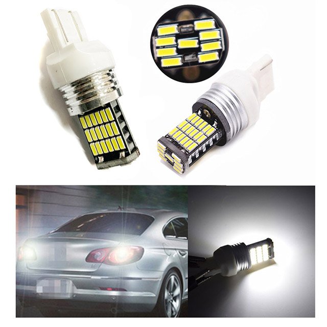 4014 45SMD Car Tail Bulb Brake Light Backup Reverse Lamp 1156 1157 3157 7443 12-24v Turn Signal Light