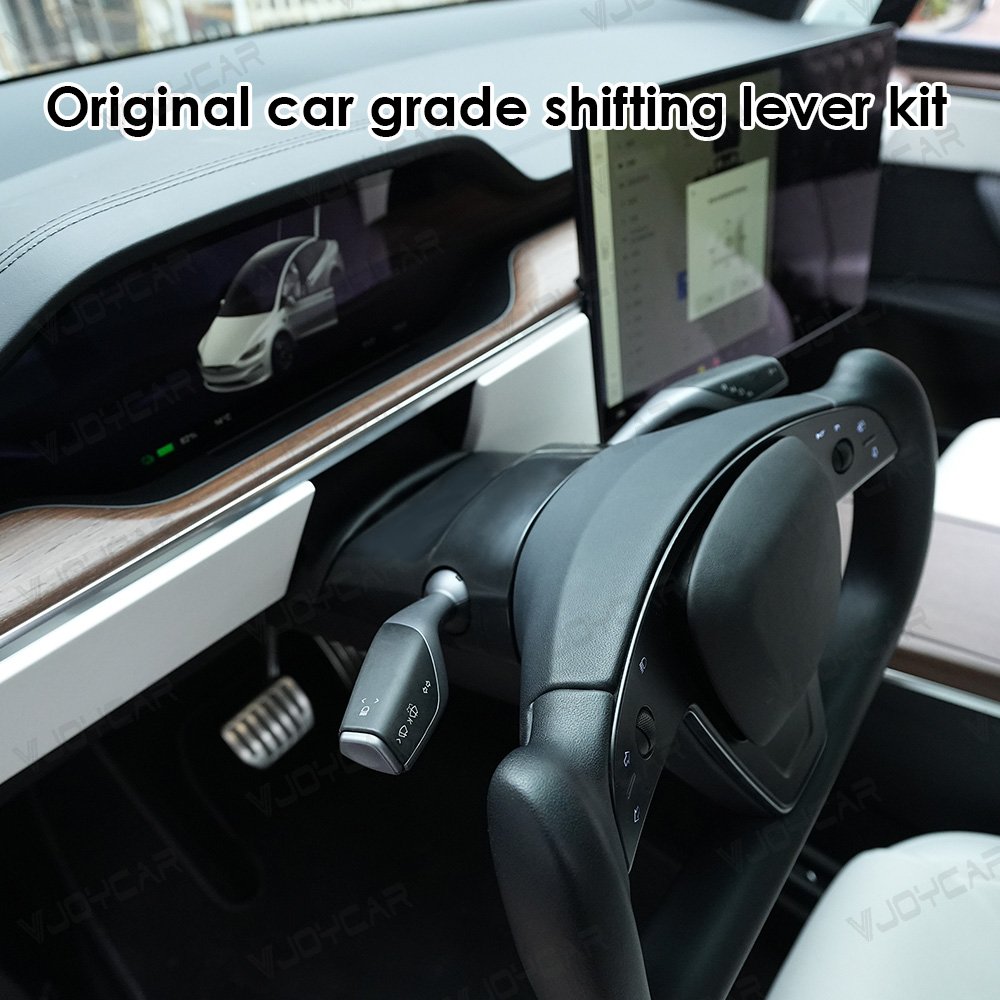 Vjoycar Model X S Physical Gear Shifter Lever for Tesla New 2024 Model 3 Turn Signal Stalks Car Handle Gear Lever Control