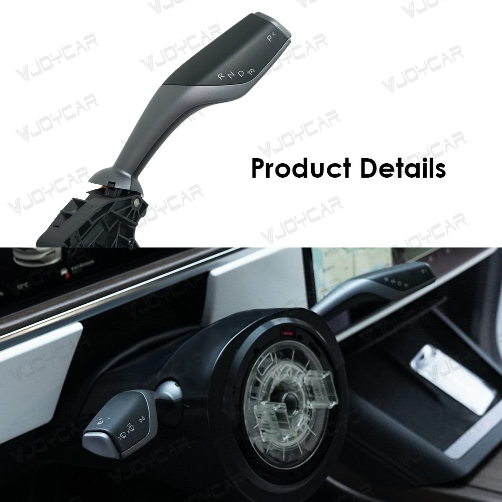 Vjoycar Model X S Physical Gear Shifter Lever for Tesla New 2024 Model 3 Turn Signal Stalks Car Handle Gear Lever Control