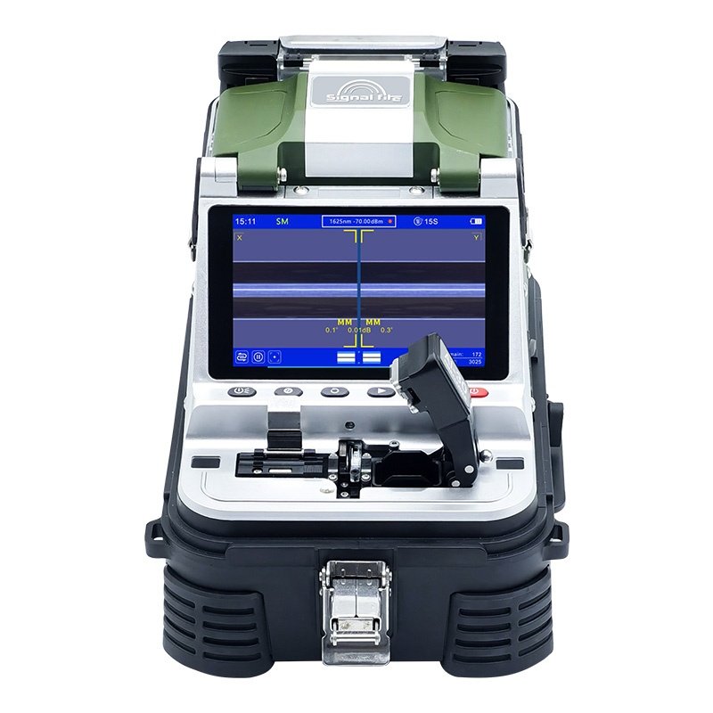 FTTH Signal Fire Fiber Optic Hot Welding Splicing Machine with OPM/VFL Function AI-20 Fusion Splicer AI-30