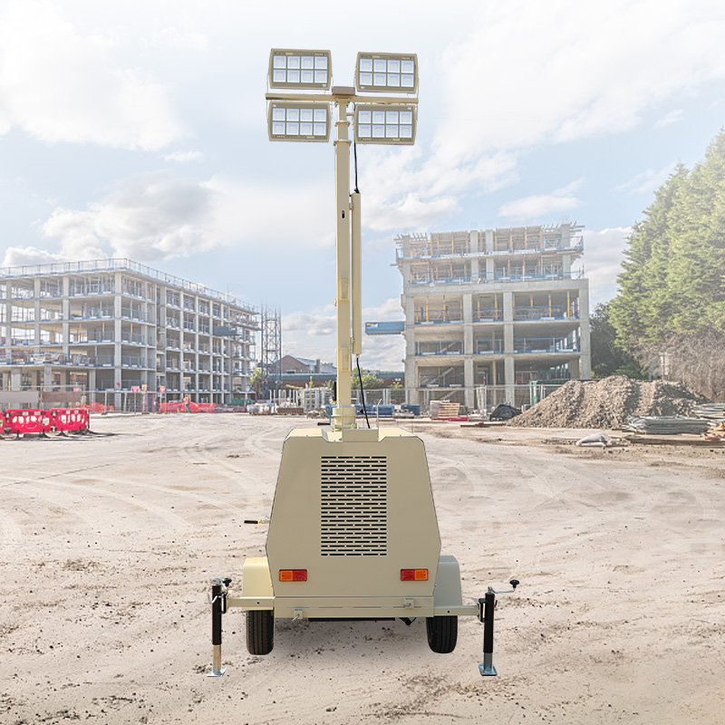 Manufacturer Supplier solar lights Mobile tower light with diesel gasoline generator