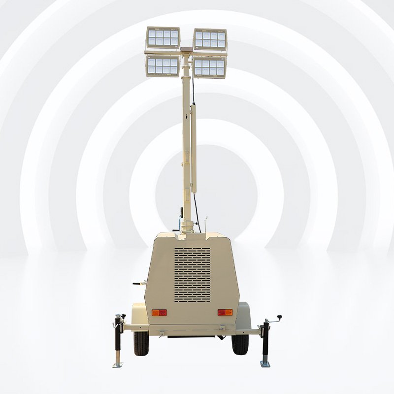 Manufacturer Supplier solar lights Mobile tower light with diesel gasoline generator