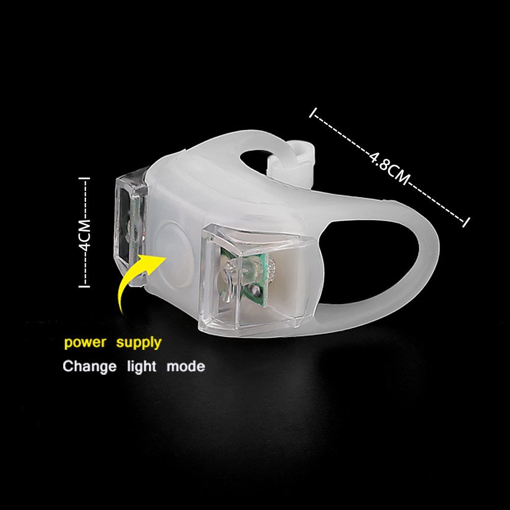 A New Generation Of Led Frog Bike Light Safety Accessories Waterproof Material Mountain Bike Night Riding Light Warning