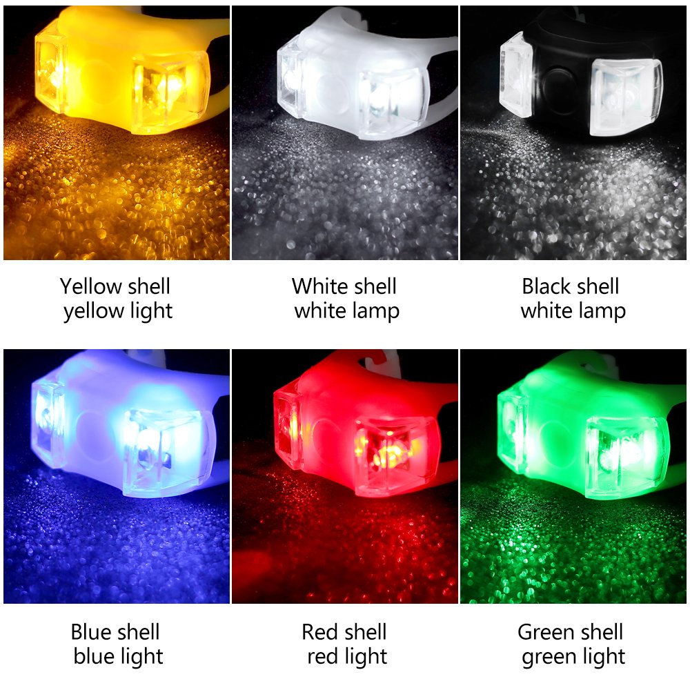 A New Generation Of Led Frog Bike Light Safety Accessories Waterproof Material Mountain Bike Night Riding Light Warning