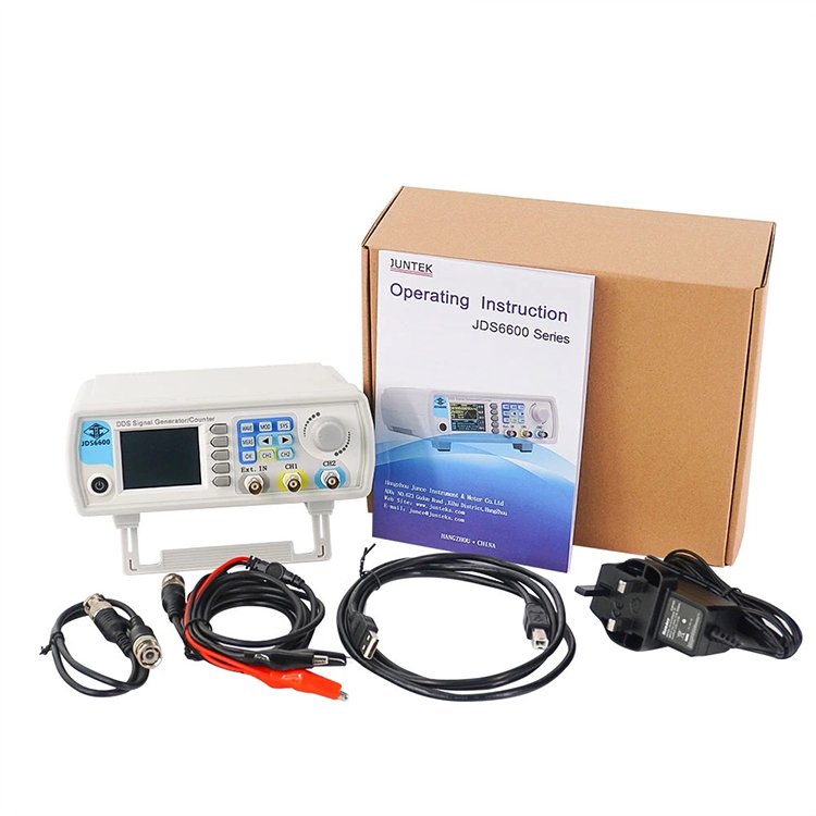 JDS6600 15/30/40/50/60MHz DDS Function Signal Generator Source Dual 2-CH Frequency Meter Arbitrary Waveform Pulse Generator