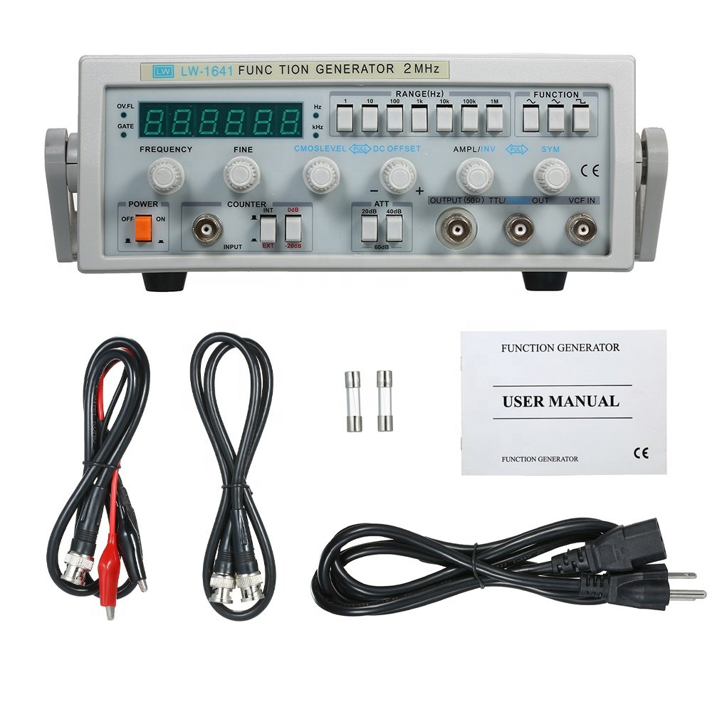 Multi-function LW-1641 Wave Digital Function Signal Generator 0.1Hz-2MHz Frequency
