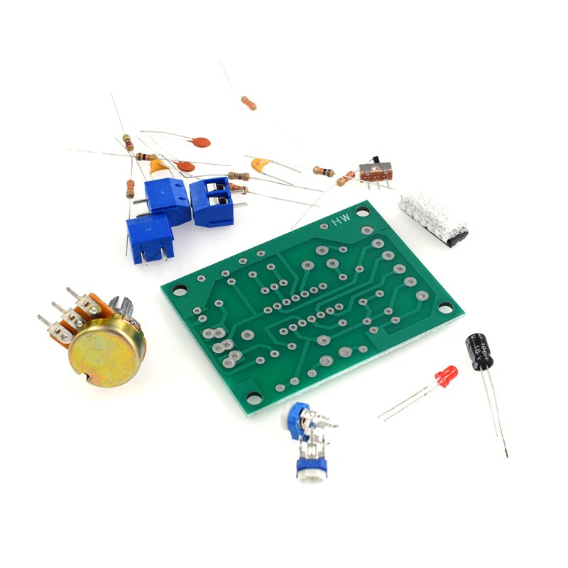 ICL8038 DIY Function Signal Generator Kit Set Multi-channel Waveform Generator Electronic Production Practice 12-24v 50-200KHZ
