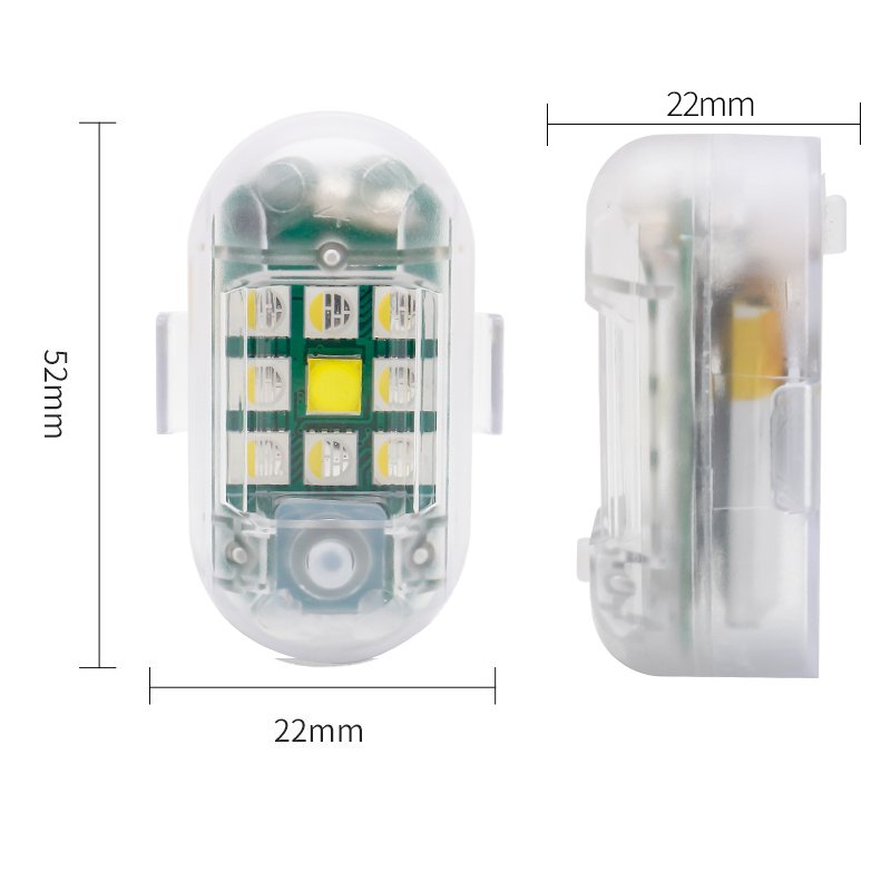 New M3 Remote Control Shade Motorcycle Strobe Light Mini Aircraft Drone Flash Light Motorcycle Turn Signal Lights Lamp