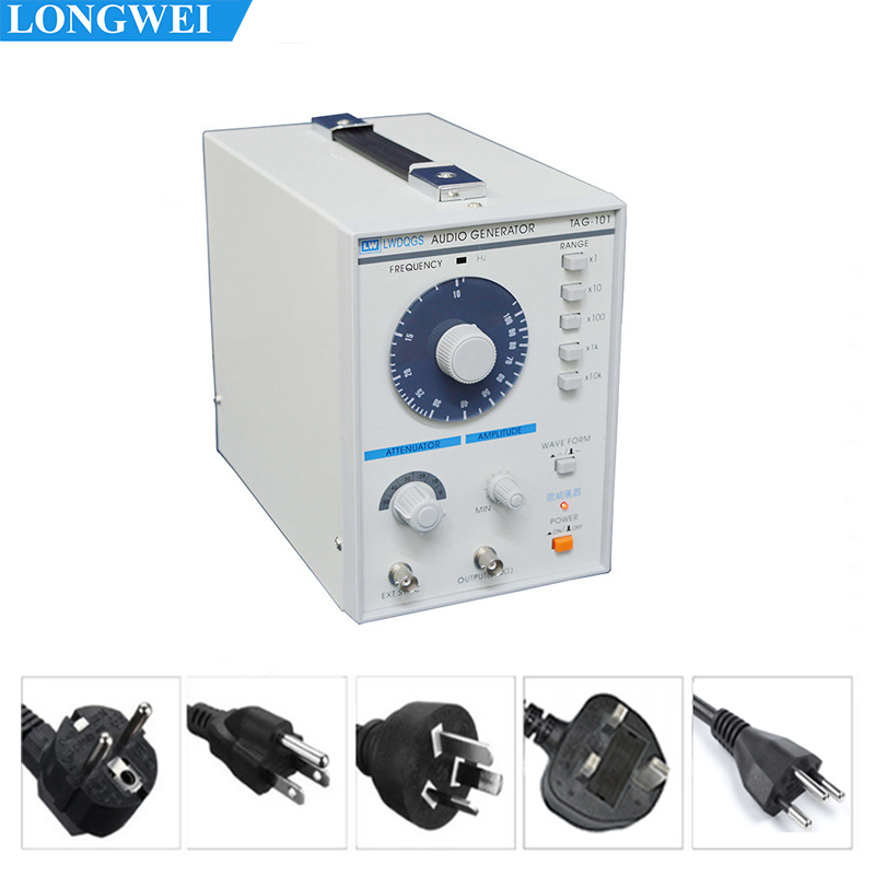 Factory directly sales TAG-101 Sine Square Wave Audio Generator Function Signal 10 to 1Mhz Precision Signal Generator