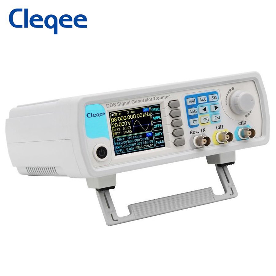 Cleqee-2 JDS6600-60M frequency meter Arbitrary Digital Control DDS Function Signal Generator