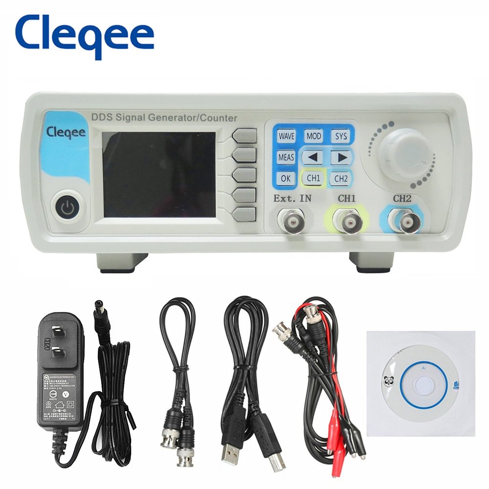 Cleqee-2 JDS6600-60M frequency meter Arbitrary Digital Control DDS Function Signal Generator