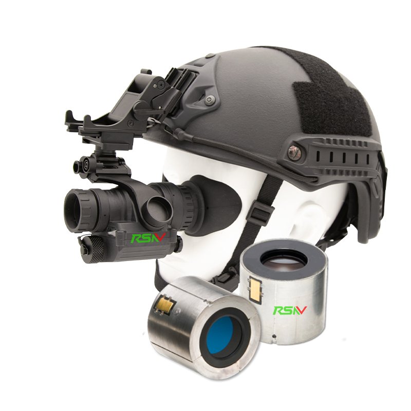 Best Budget FOM1800 White Phosphor Auto-gated Full Metal Helmet Adapter Euro Generation 3rd PVS14 NVG