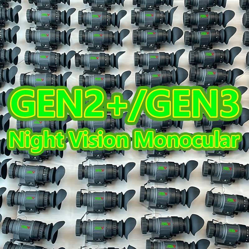 Best Budget FOM1800 White Phosphor Auto-gated Full Metal Helmet Adapter Euro Generation 3rd PVS14 NVG
