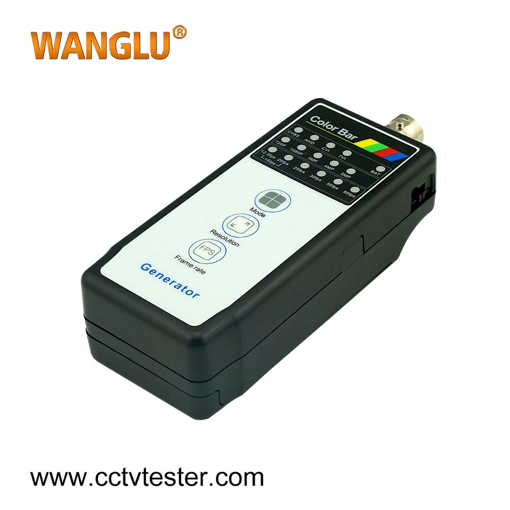 CVI/TVI/AHD/CVBS Color bar signal Generator with Monitor/Cable/line detection