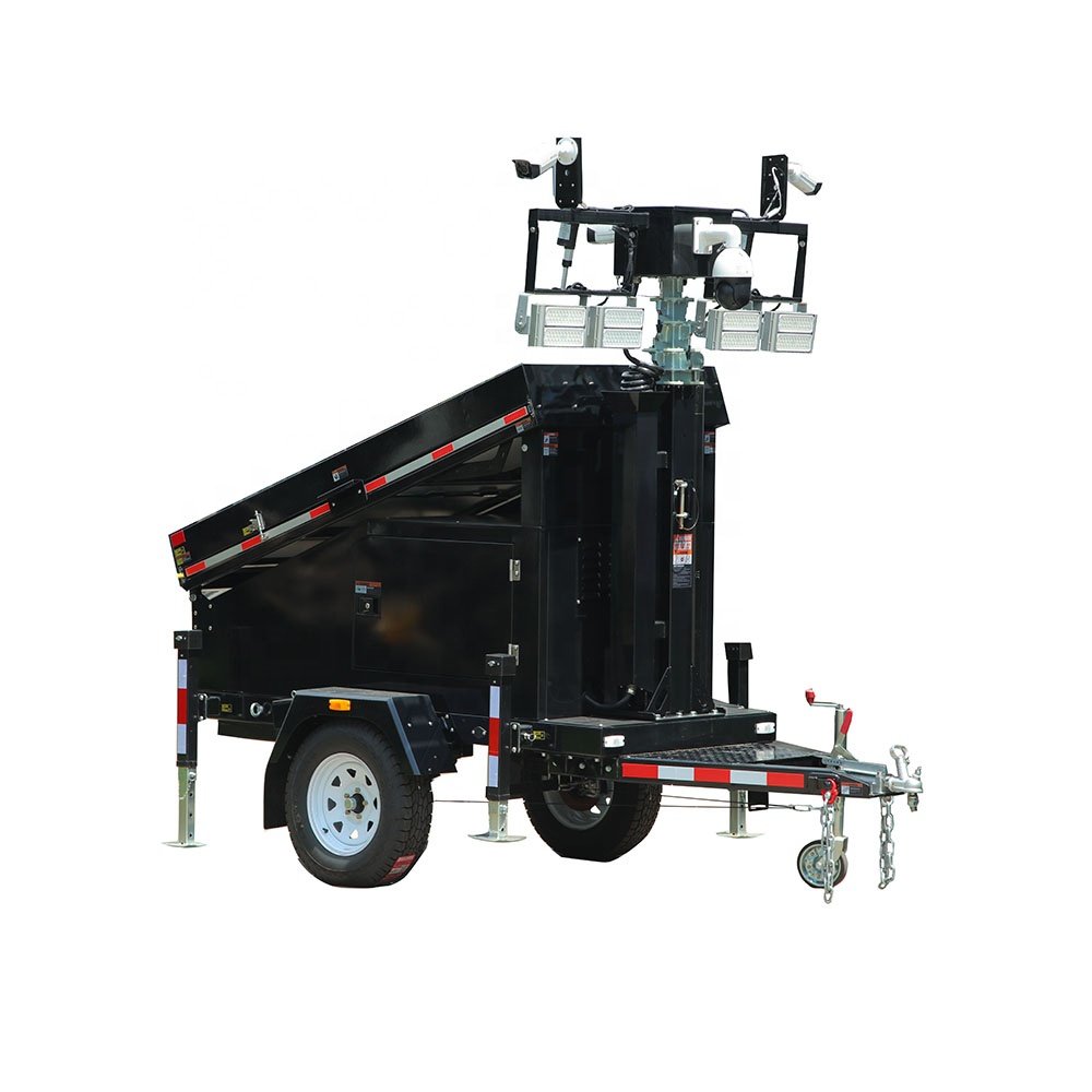 mobile led light solar light tower solar light tower for desert and the mines