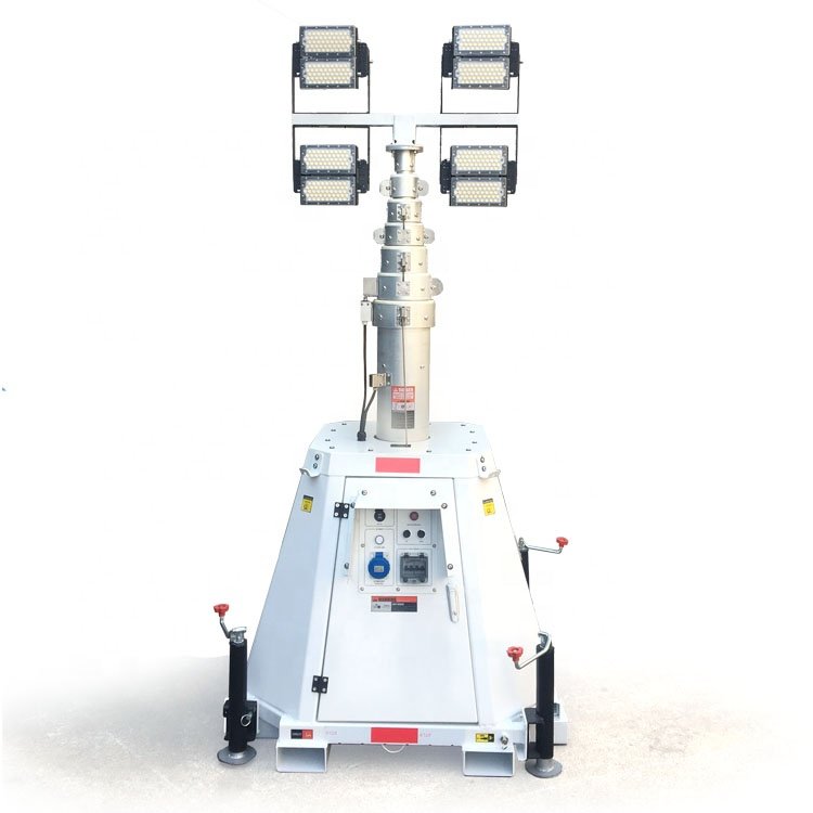 mobile led light solar light tower solar light tower for desert and the mines