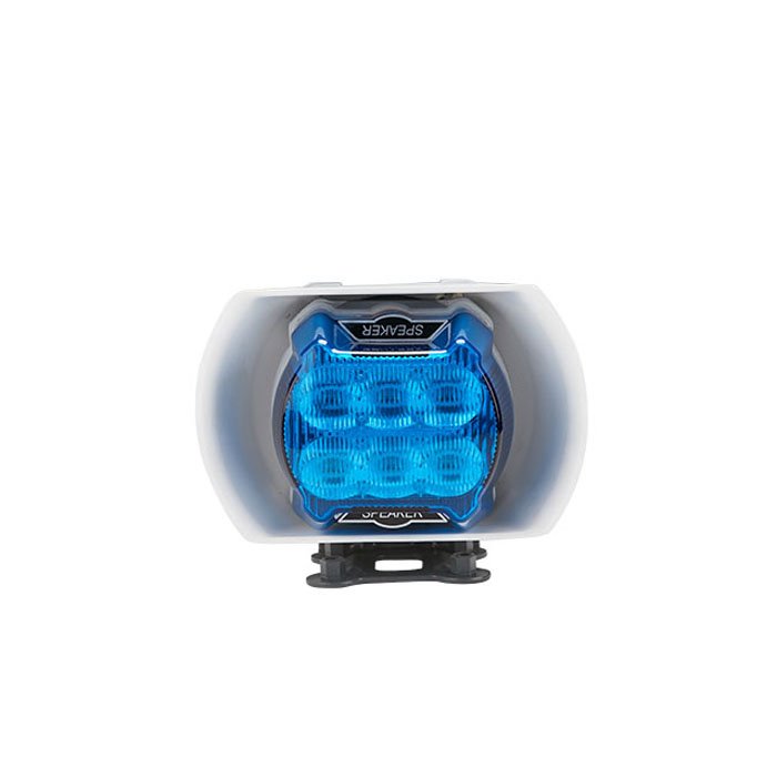 SENKEN 40W+40W Motorcycle kit Alarm Siren Speaker Flashing Light