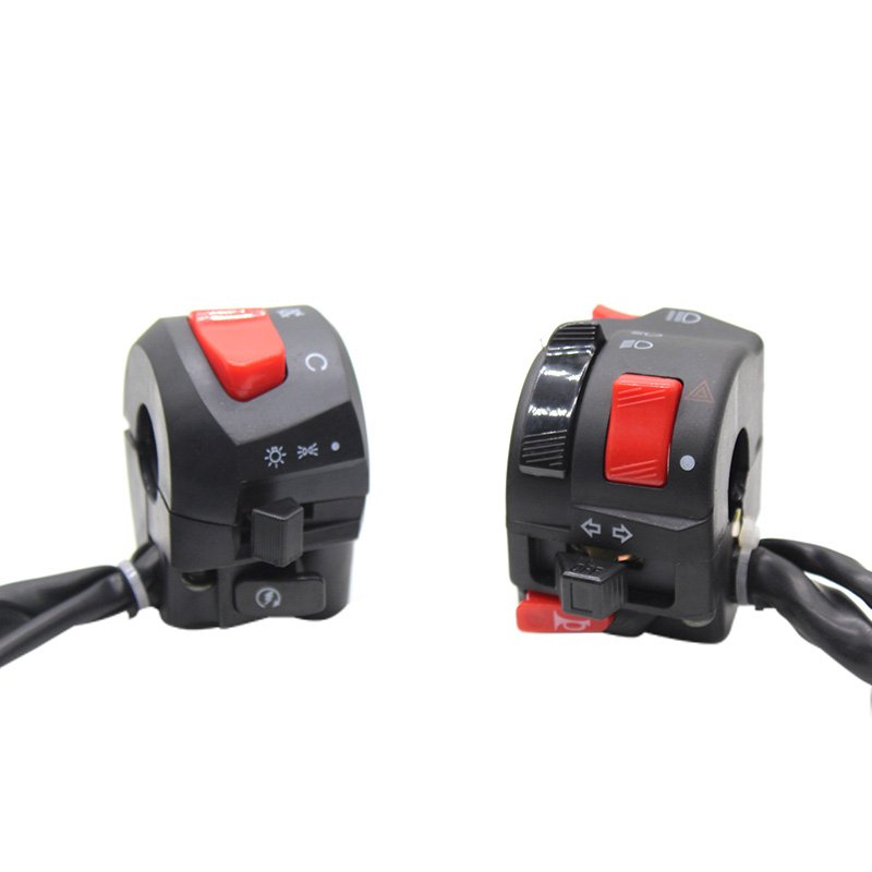 Factory direct 22MM electric motorcycle switch horn button turn signal, starting handle, modified multi-function switch made in