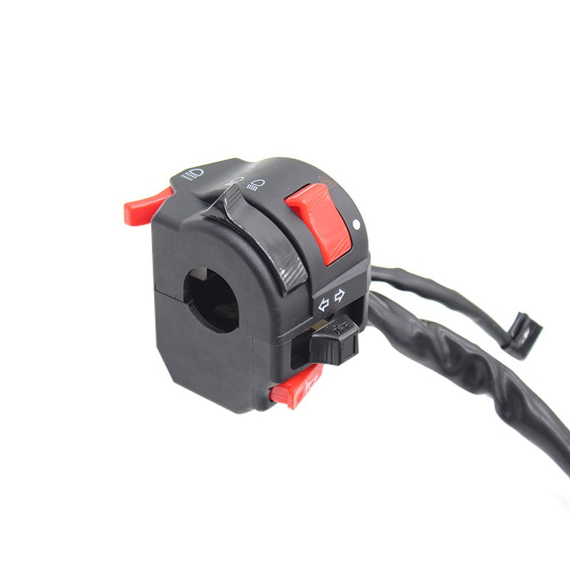 Factory direct 22MM electric motorcycle switch horn button turn signal, starting handle, modified multi-function switch made in