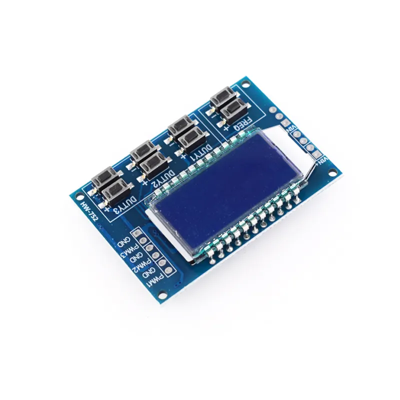 3-way PWM Pulse Frequency Duty Cycle Adjustable Module Square Wave Rectangular Wave Signal Generator XY-LPWM3
