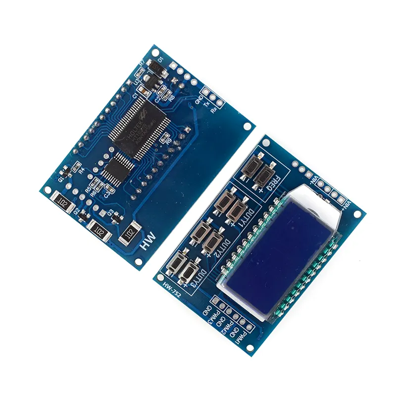 3-way PWM Pulse Frequency Duty Cycle Adjustable Module Square Wave Rectangular Wave Signal Generator XY-LPWM3