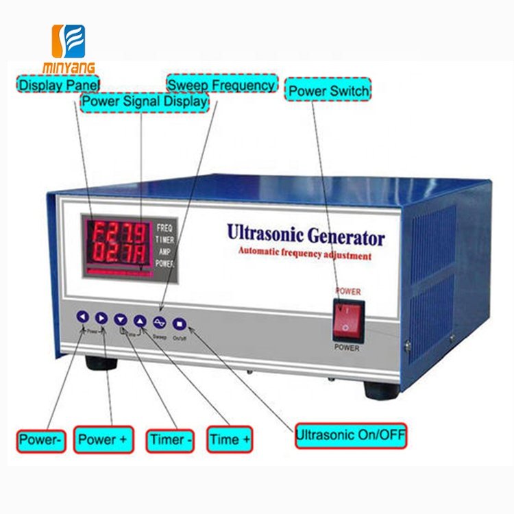 Competitive price 2400w Variable Frequency Ultrasonic Generator Ultrasound Generator for cleaning